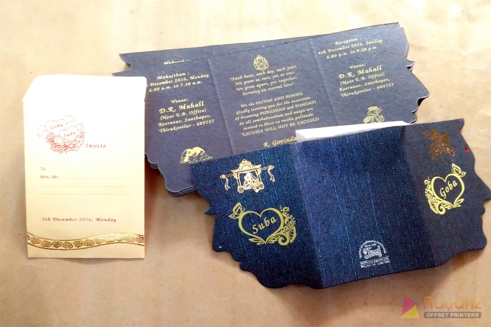 Manufacturer, Exporter, Importer, Supplier, Wholesaler, Retailer, Trader of Screen Wedding Cards Printing in Amritsar, Panjab, India.